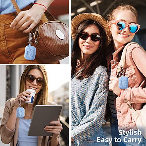 Lerobo Flower Engraved Case Compatible With Airpods Pro 2 Case Cover, Cute Soft Silicone Skin Cover Full Protective Case For Apple Airpods Pro Case 2Nd/1St Generation Front Led Visible, Lilac #TOP5