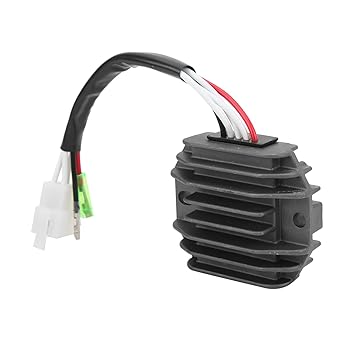 Voltage Rectifier, Corrosion Resistant Rectifier Parts Heavy Duty Easy to Replace Good Heat Dissipation for Motorcycle