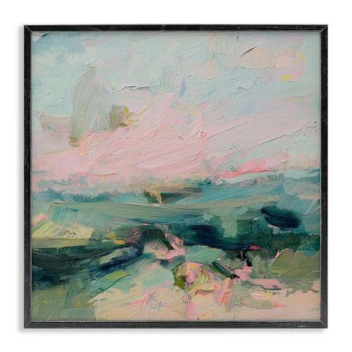 Abstract Nature Palette Atmosphere, 17 x 17 Inch Framed Giclée Print