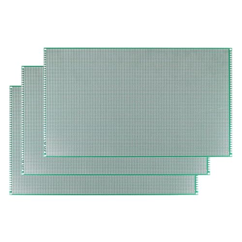 Panel experimental PCB grande de 20 x 30 cm, juego de placas de circuito de doble cara para protoboards electrónicos personalizables