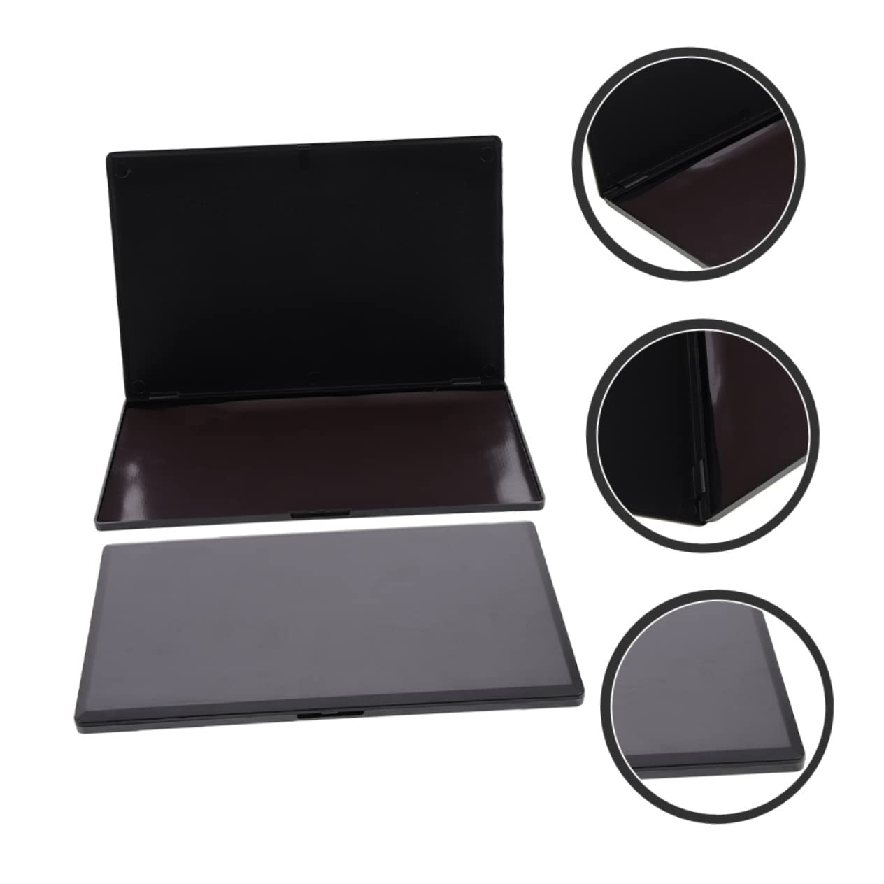 VICASKY Palette Magnetica Vuota in Abs Leggera e Portatile per Ombretti 2 Pezzi per Make Up On-the-go