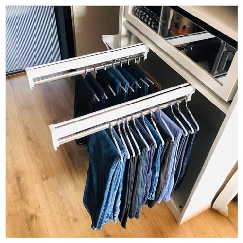 Tringle de rangement extensible pour placard profond sans espace - 8