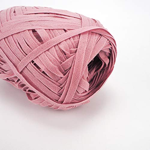 Image of NICEEC 3 Skeins Kraft Paper Yarn 474yds /5.3oz - Pink | Crochet & Knit, DIY Project Starter Kit，Handbag，Sun Hat，Shoes， Shopper Bag