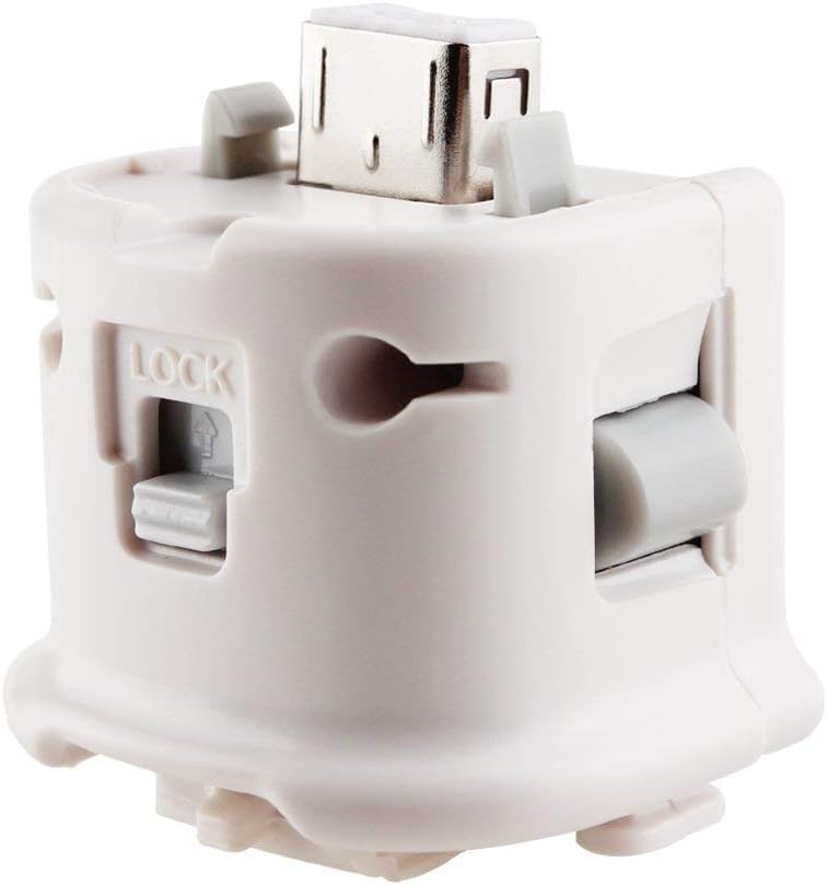 SN28 Wii Motion Plus Adapter for Nintendo Wii/Wii U (Third-Party Made)- White