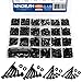 NINDEJIN M2 M3 M4 M5 Alloy Steel Socket Head Cap Screws Nuts Set 1060pcs Carbon Steel Screws Assortment Kit