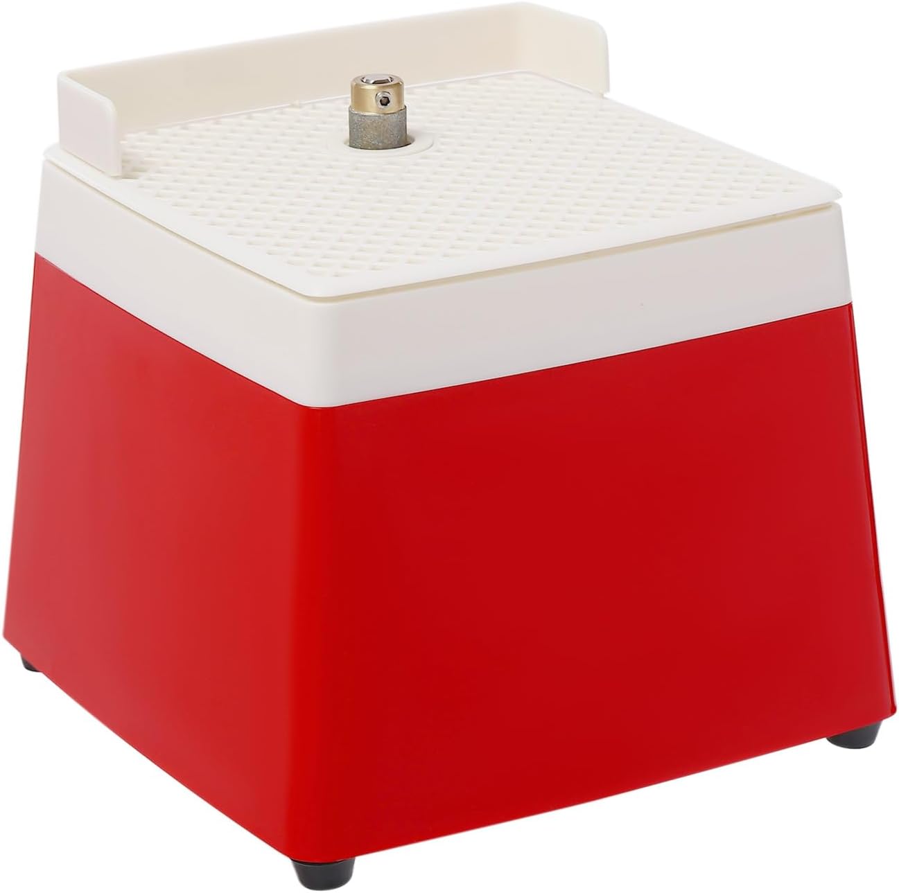110V Stained Grinders, Desktop Grinding Tool, Mini Portable Stained Grinder, Diamond Glass Art Grinding Tools (Red)