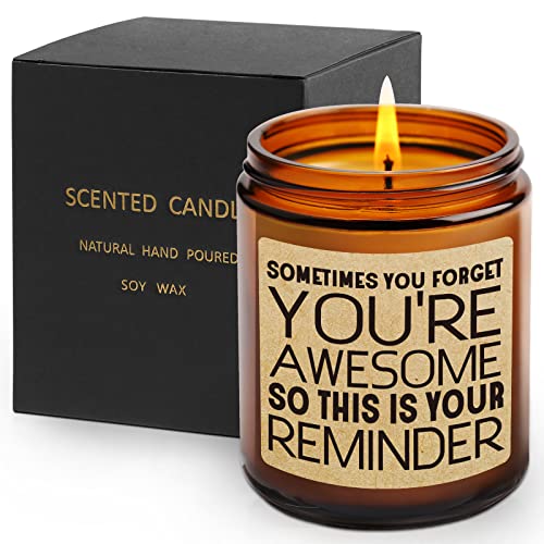 Scented Candles, Birthday Gifts For Women Friends, Teacher Appreciation Gifts, Best Friends Graduation Gifts, Thank You Gifts For Dad, Mom, Coworker, Sister, Her, Inspirational Lavender Candles Decor #TOP23