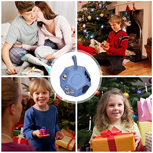 Uooefun Small Fidget Cube,12 Side Fidget Cube,Mini Fidget Toys Relief Stress And Anxiety Depression Anti For Kids Adults With Add, Adhd, Ocd, Autism (Grey) #TOP5