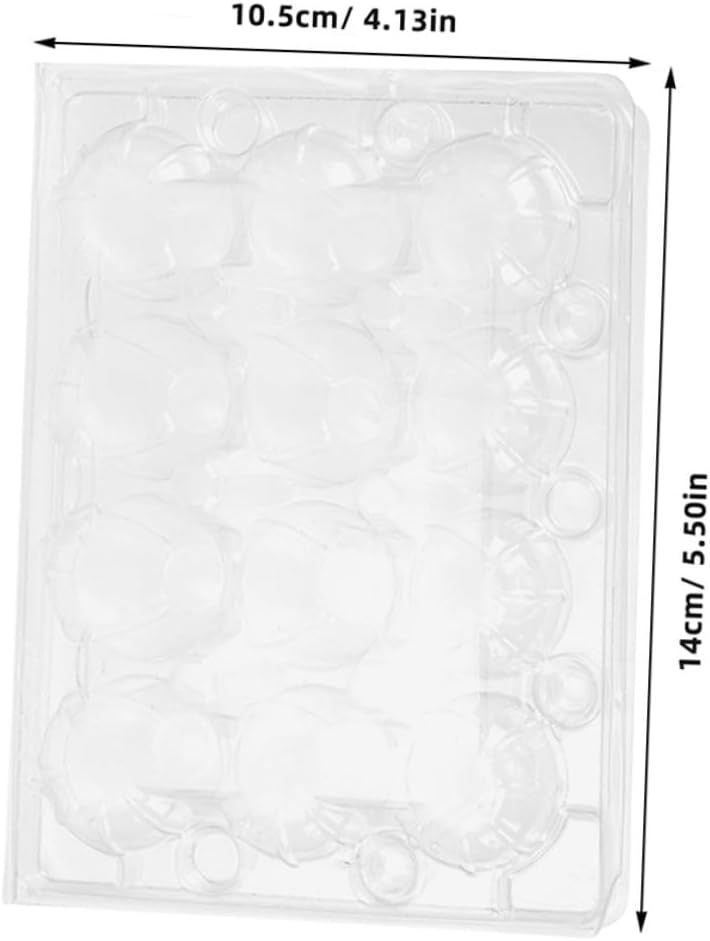 70pcs Plastic Quail Egg Cartons Tray with Shockproof Design for Convenient Access, Jumbo Size Egg Storage Box Suitable for Home Use and Retail