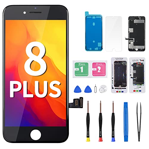 DGSCSMY for iPhone 8 Plus Screen Replacement Black...