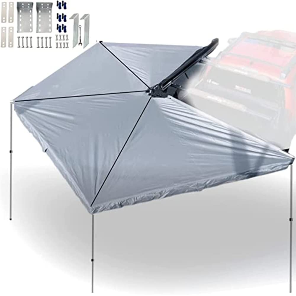 Amazon.co.jp: D&R 扇形270度【車用サイドオーニング】【2m/2.5m半径