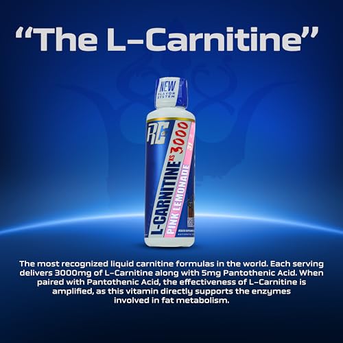 Image of Ronnie Coleman Signature Series L-Carnitine XS 3000mg Liquid, Pink Lemonade (31 Servings, 465ml)