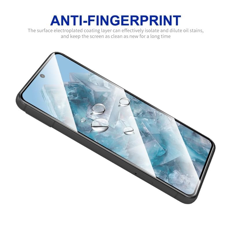 Image of DD SON Tempered Glass Screen Protector Compatible for Google Pixel 8 Pro 5G (6.7 Inch) HD Glass with Edge to Edge Coverage and Easy Installation kit,Black