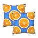 KTQUZCLF Kissenbezug, 45 x 45 cm, 2 Stück, Kissenbezüge, frisches orangefarbenes Obst, quadratische Kissenbezüge für Wohnzimmer, Sofa, Schlafzimmer