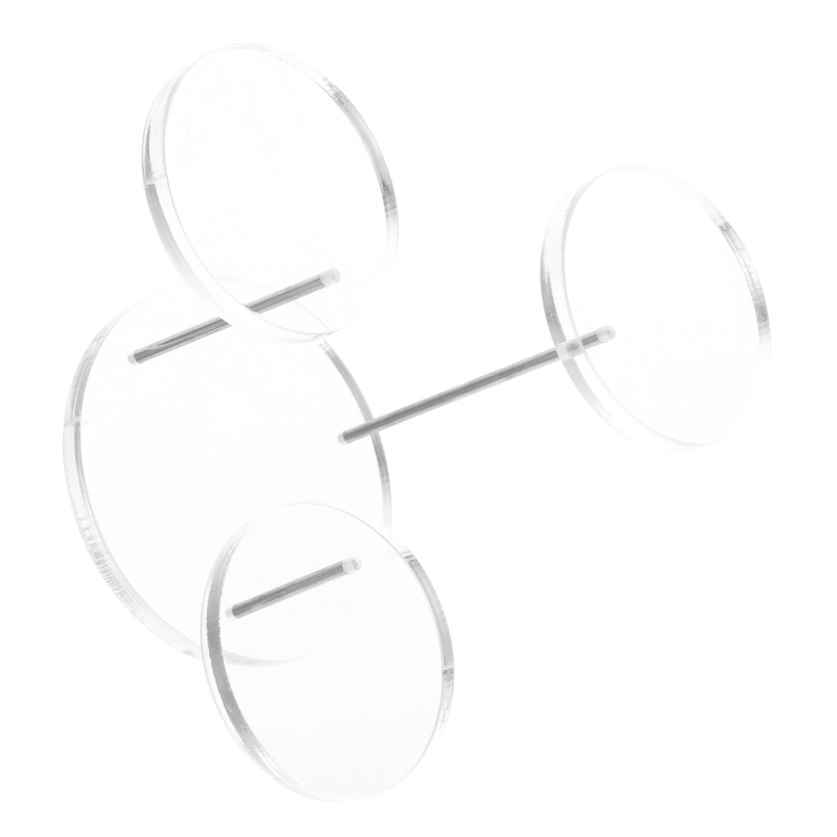 HEALLILY 3pcs Jewelry Display Cards Picture Stands for Display Acrylic Riser Stand Ring Holder