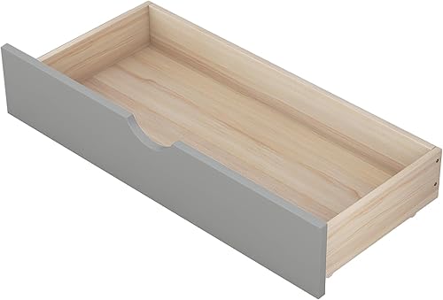 Miniatura 9 de Sofá cama de tamaño individual con cajones de almacenamiento, sofá cama individual de madera con estantes y estación de carga integrada, sofá cama