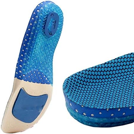 1ペア 通気性 スポーツインソール アーチサポートインソール 衝撃吸収クッションシューズパッド 男女兼用 (サイズ:S)