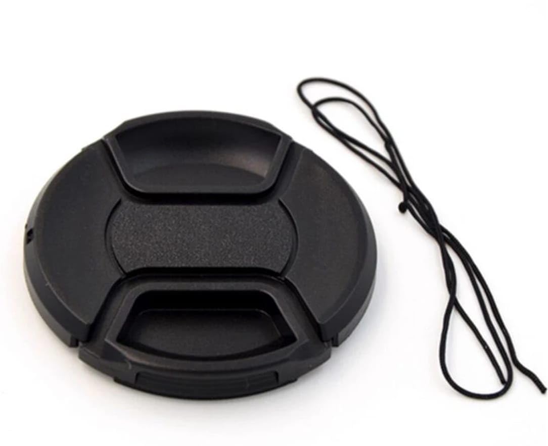 Universal Front Center Pinch Camera Cap Compatible with DSLR & Mirrorless Lenses | Protective Dustproof Replacement Cover (Lens Type-1)-image-49