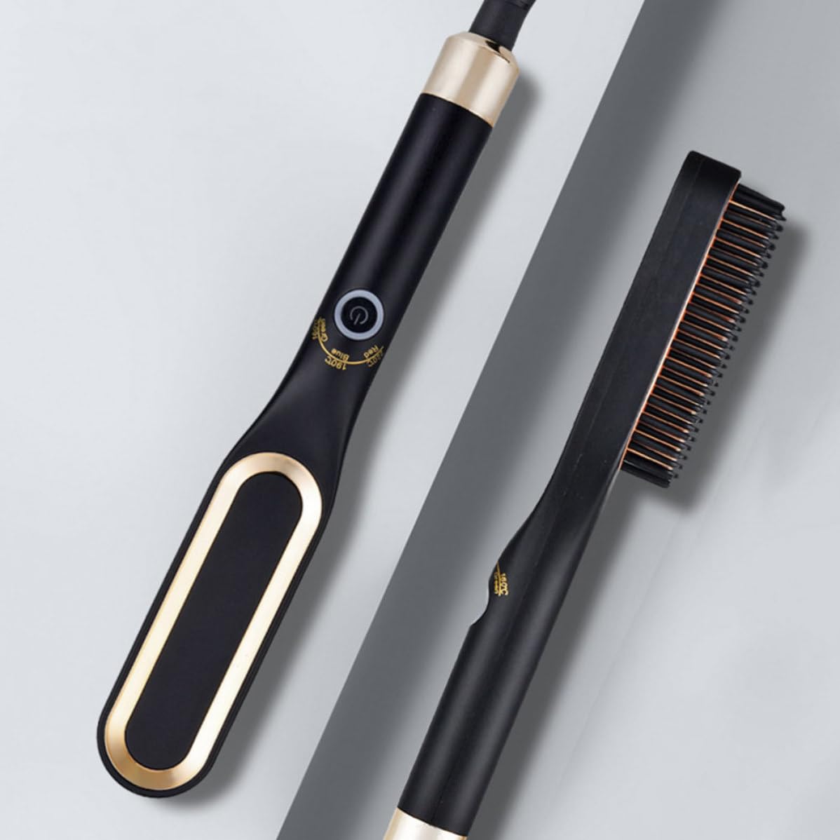 Peine Alisador para Vello Facial 3 Temperaturas, Negro