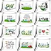 Shinylin 24 Pcs Golf Gift Bag Golf Cosmetic Bags Golf Accessories for Women Men Inspirational Golf Pouch Zipper Golf Toiletry Organizer Golf Wristlet Wallet for Golf Player Golf Lovers Gift,12 Style