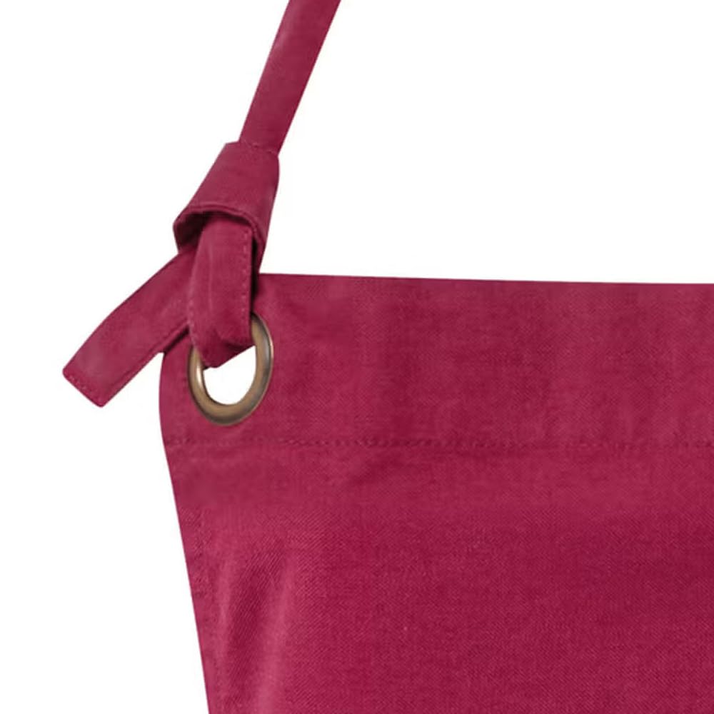 Tablier à bavette coton personnalisé et brodé prénom, texte, oeillet et rivet, 20 motifs, poche 4 compartiments, cuisine top chef, cadeau femme homme, fête des mères, noel, ref PR137