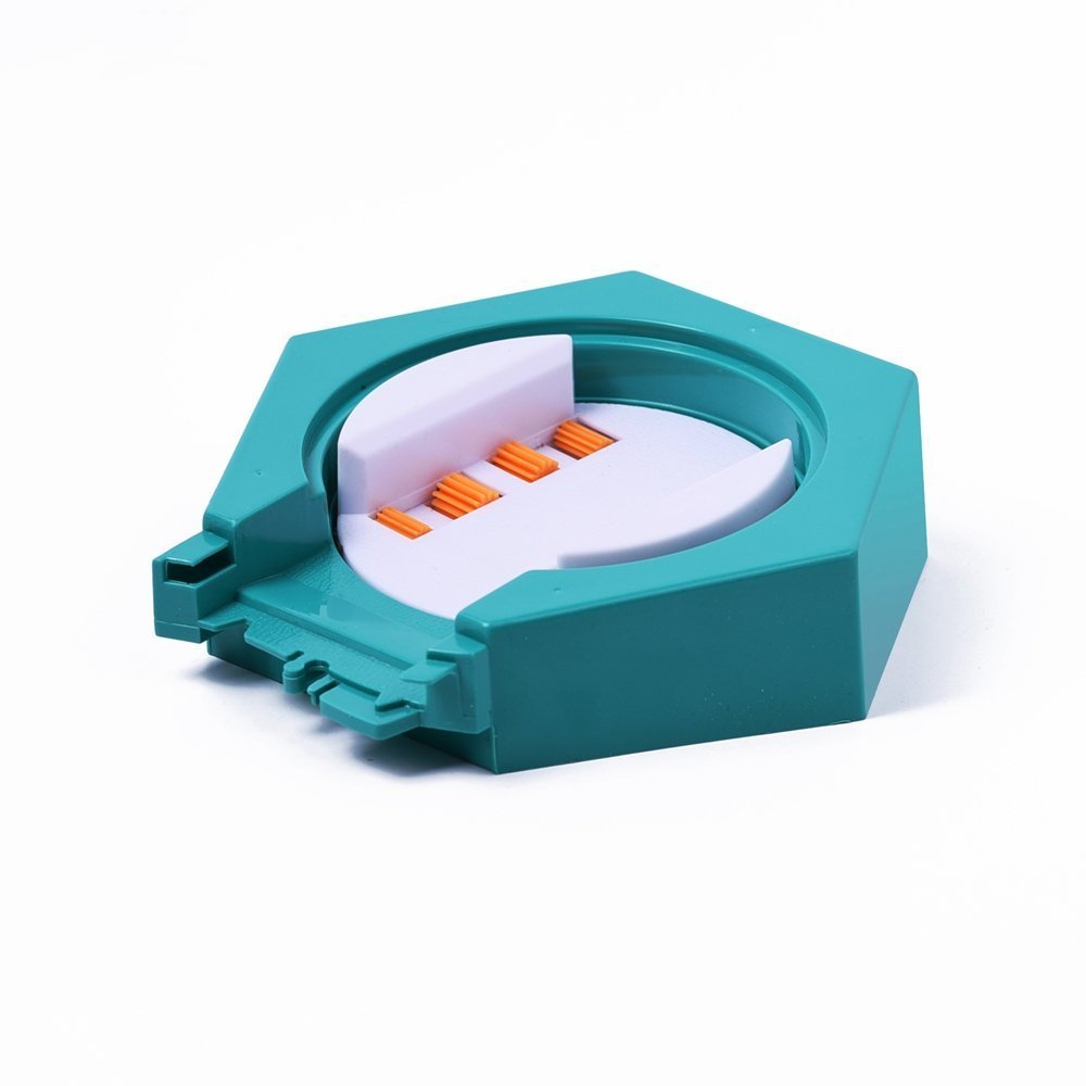 VINSOO DIY Track Accessories Set, HO Scale, 2 cm Rail Gauge, Transparent, Compatible with Most Flexible Racing Tracks (Type 2), Includes Y-Crossroad and Turntable