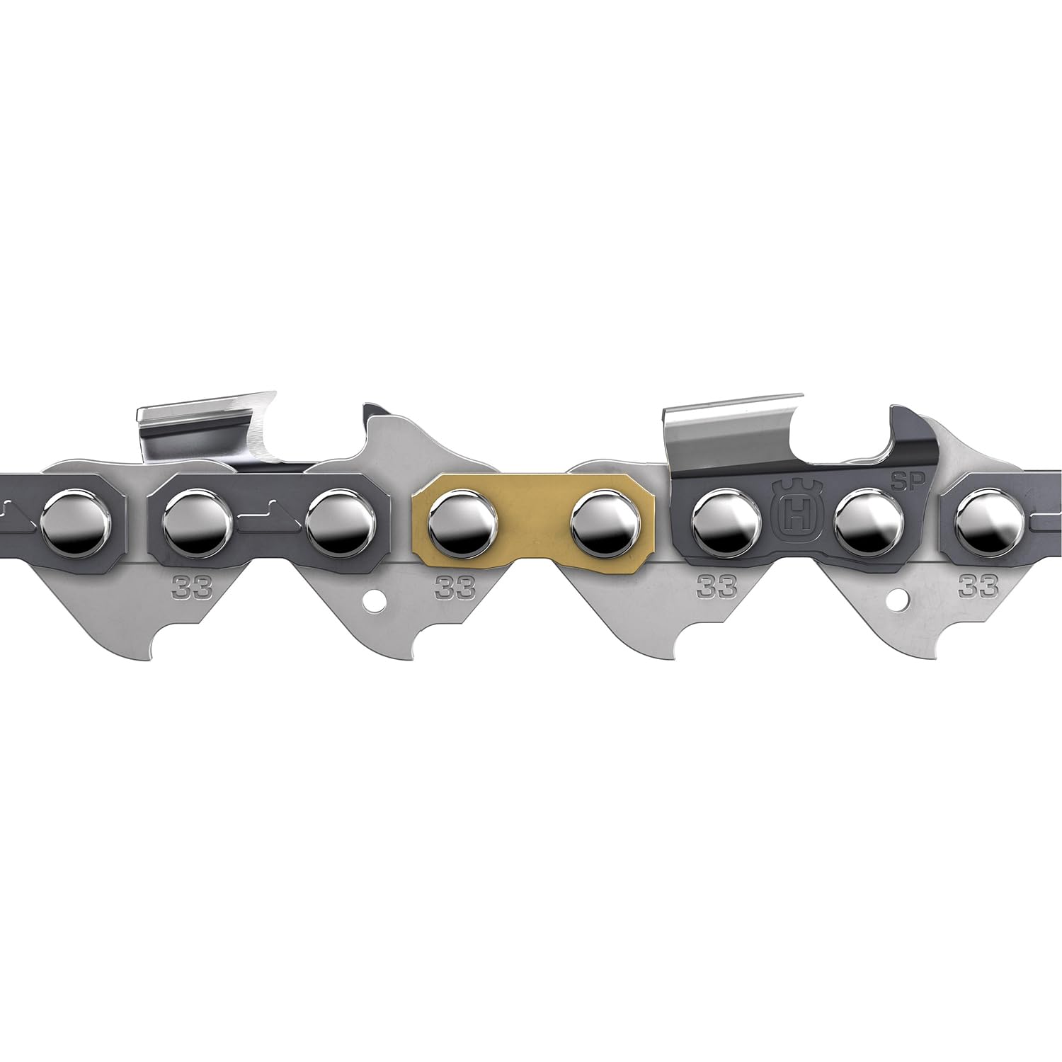 Husqvarna X-Cut SP33G Kettensägekette 33cm – .325'' / 1.3mm / 64 Glieder – Halb-Meißel Ersatzkette für Husqvarna Kettensägen