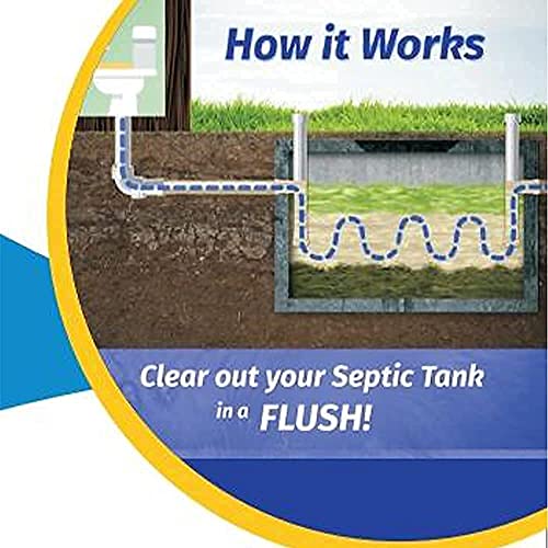 Image of Septo Clean - PR Toliet Cleaner, Septic Tank Cleaner and Odor Remover, Natural and Effective Bacteria Powder (500g) Pack Of 2
