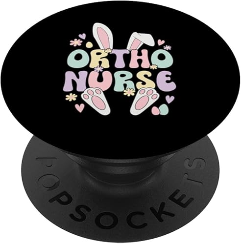 Orthopedic Nurse Easter Bunny Ortho Nursing Easter Day PopSockets Standard PopGrip