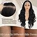 SUKRI 13×4 Black Lace Front Wig 26Inch Long Wavy Black Wig with Baby Hair Synthetic Lace Front Wig for Women Daily Party Use