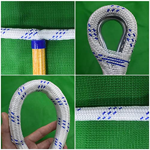 Image of Emergency Fire Escape Ladder Soft Rope Lightweight W /Hooks for Aerial Work|Sporting Goods|Outdoor Sports|Climbing & Caving|Ropes, Cords & Slings
