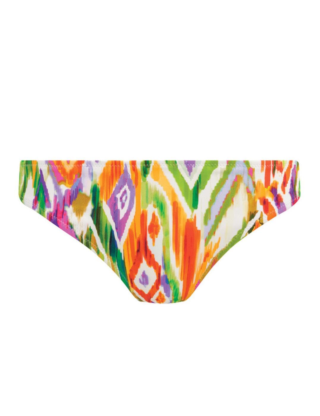 Freya - Bas de Bikini échancré imprimé coloré Tusan Beach Multi - S
