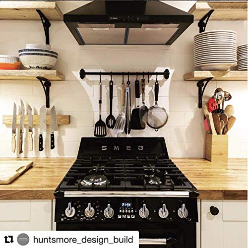 Paire De Supports D'étagère Industriels En Fonte Très