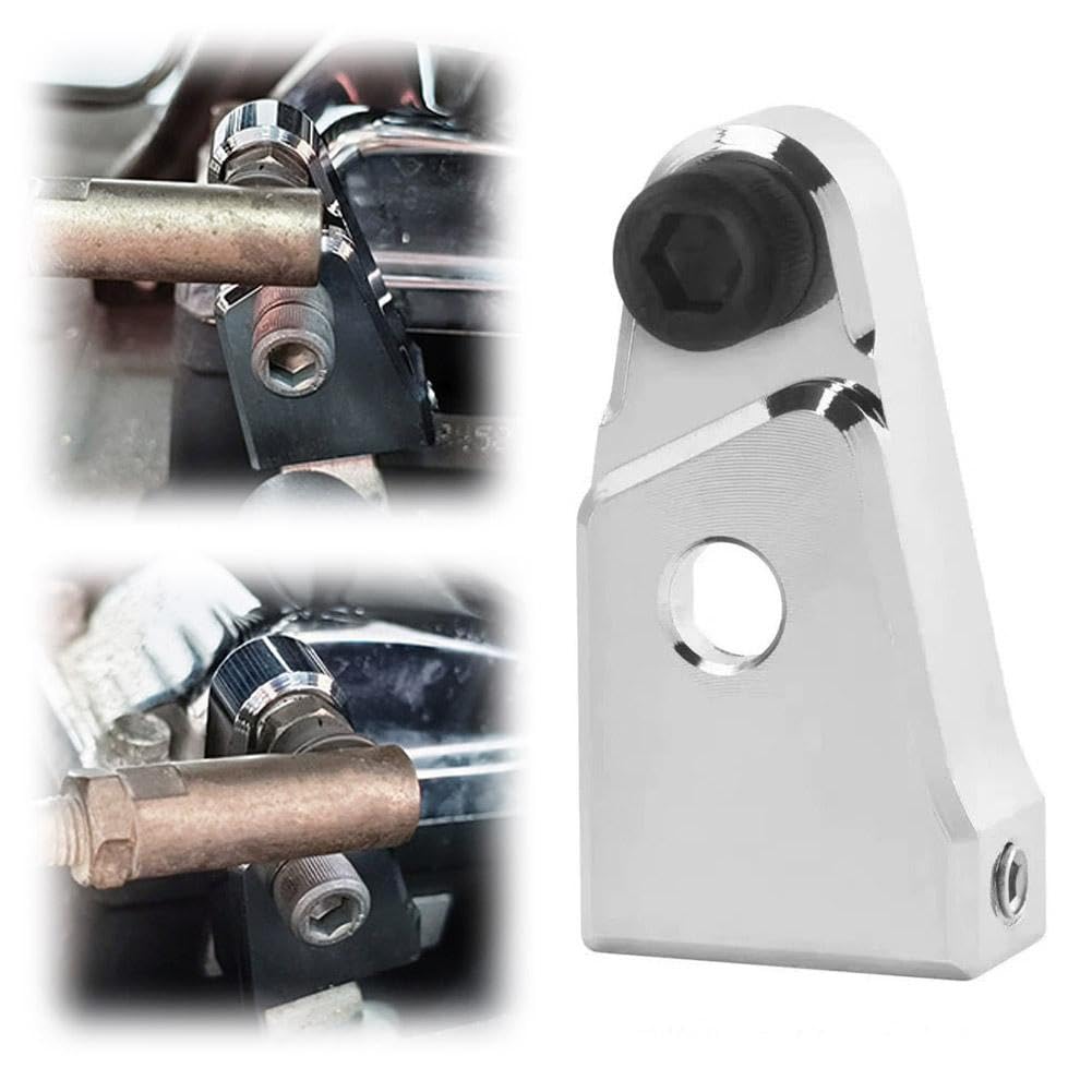 EZ Shift Neutral Gear Assist Kit Compatible with Harley Davidson Touring Dyna Softail Twin Cam, Silvery Aluminum Shift Lever Bracket, Easy Shift for Harley 1776-2026, Effortless Neutral Finder
