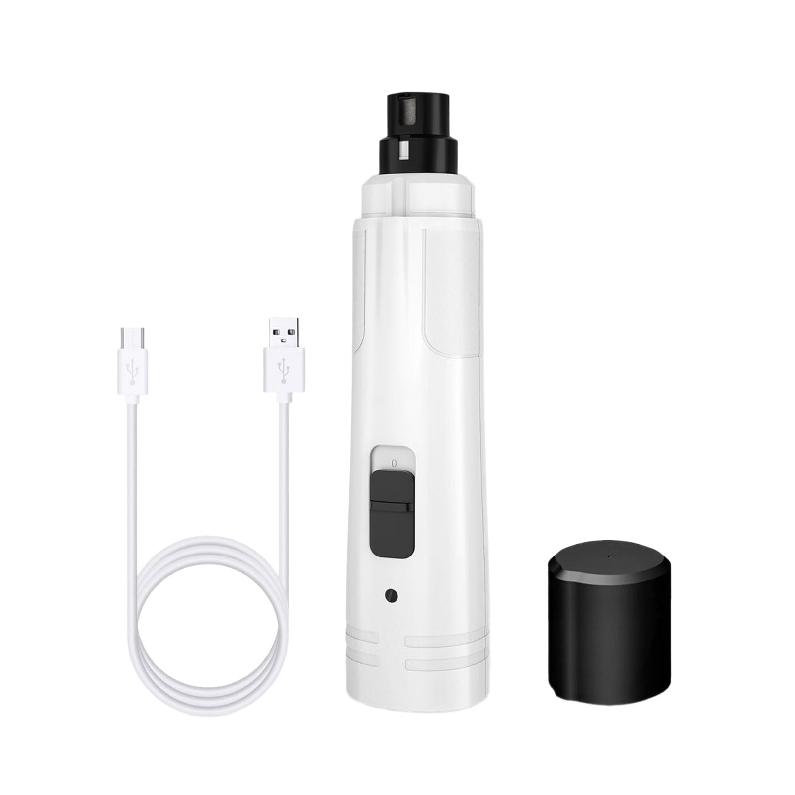 Broyeur électrique à ongles pour animaux domestiques avec lumières LED pour couper les ongles de chien silencieux à la maison