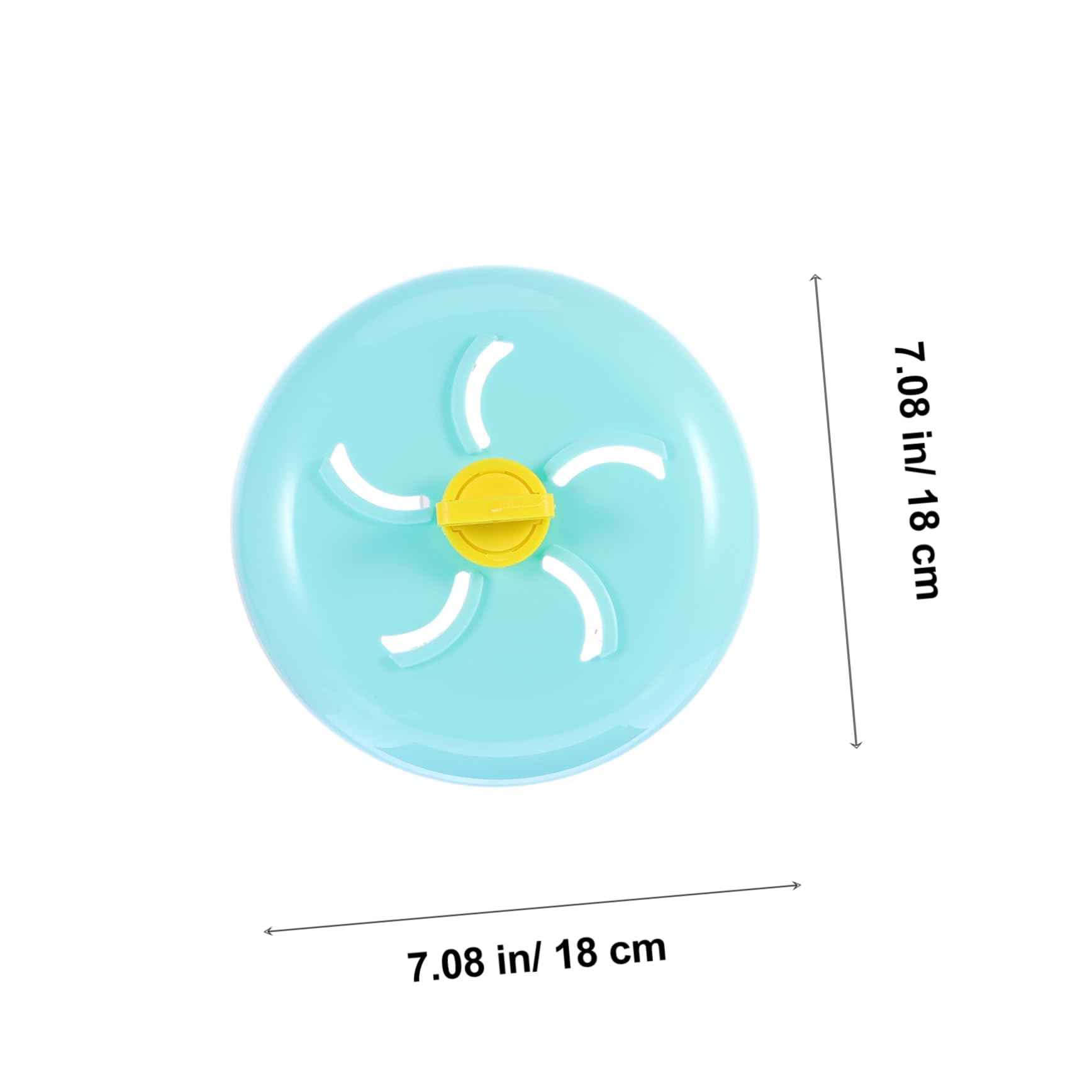 FOMIYES 2piezas Hamster Ejercicio Rueda Silenciosa De Plástico para Pequeñas para Hámsters y Jerbos Juguete De Ejercicio para Roedores Diseño Antideslizante y Seguro