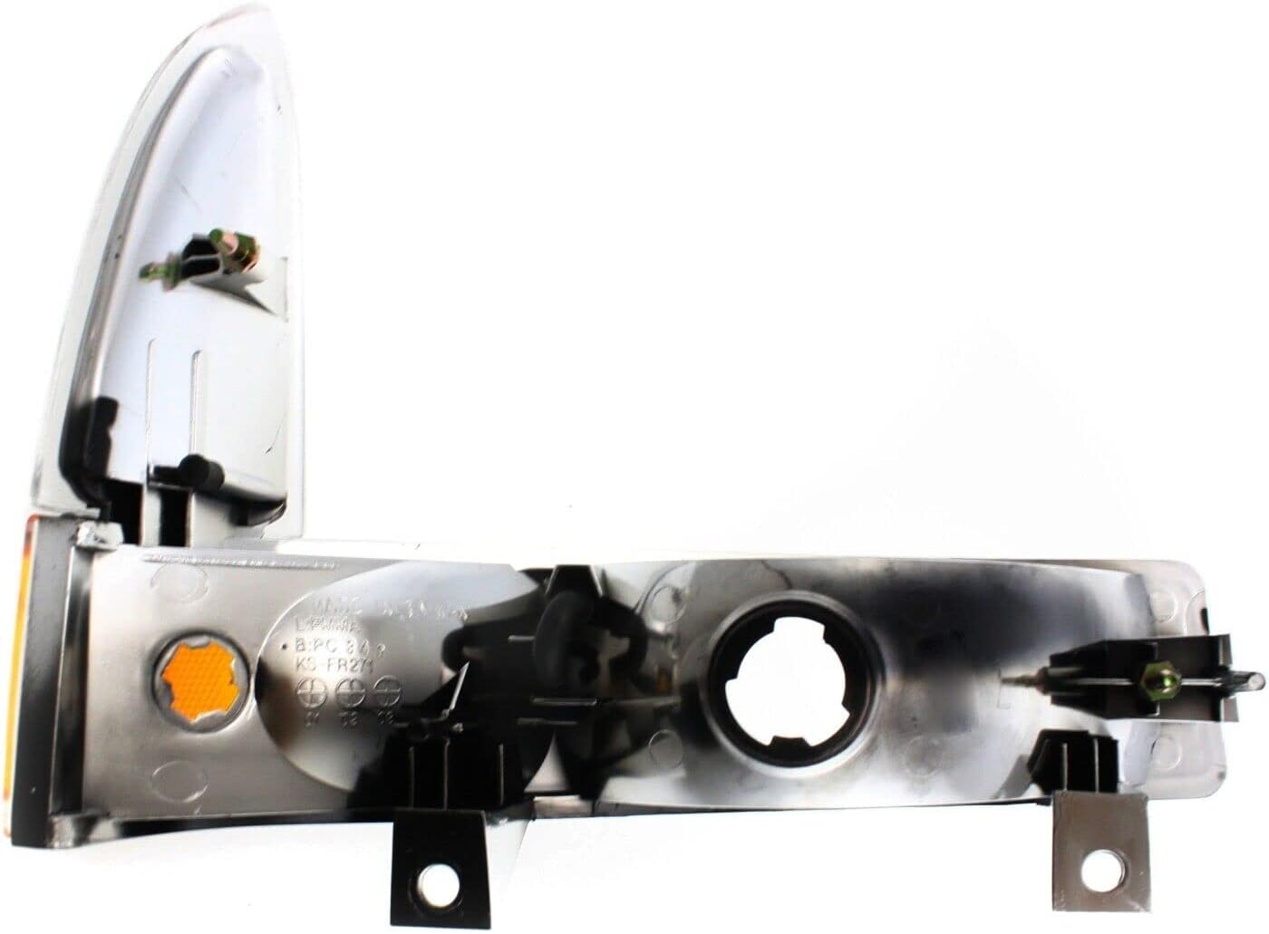 DAT AUTO PARTS Driver Side Signal/Park Light Lens And Housing Replacement for 2001-2004 Ford Excursion, Pickup Ford Superduty, Clear Lens, FO2520169 116-03196CL 2C3Z13201AA