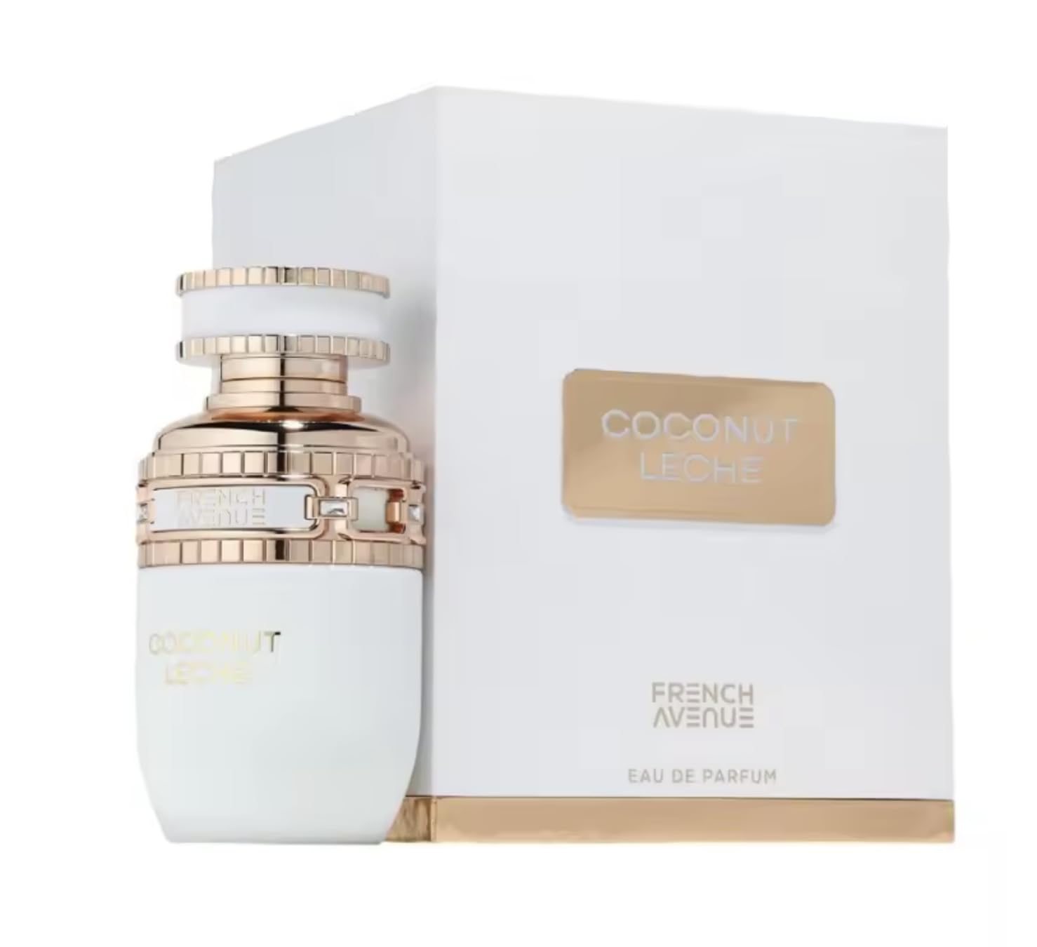 Perfume Coconut Leche Eau de Parfum 80 ml, Perfume Árabe Unisex de Larga Duración, Incluye Atomizador 5ML, Fragancia Floral Gourmand con Notas de Coco Tostado, Tuberosa y Vainilla (Coconut Leche)