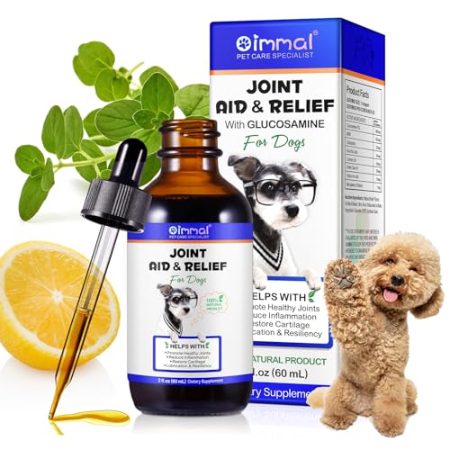 JCZQDRPC 60ml Dog Joint Aid & Relief Dog Joint Aid & Relief Dog Pain Relief Dogs Hip & Joint Care For Dogs 60ml Hip and Joint Supplements Relieves Joint Pain for Dogs
