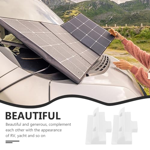 Soporte para panel solar jojofuny de diseño sofisticado y alta resistencia de ABS 7