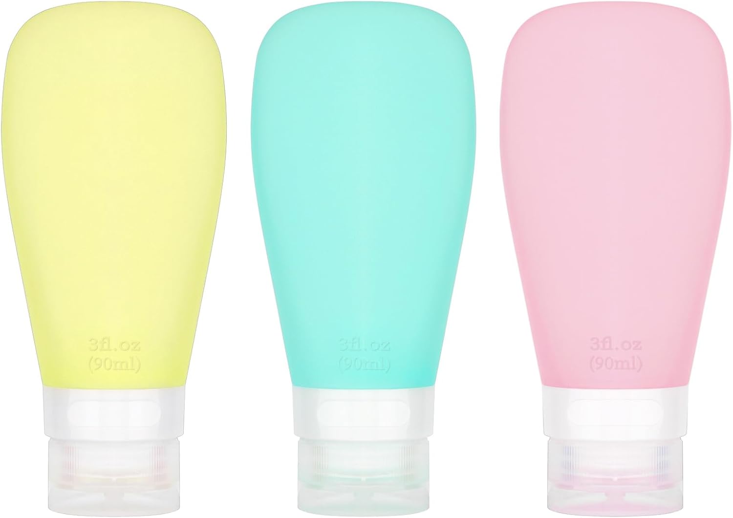 Silicone Travel Bottles for Toiletries TSA Approved Travel