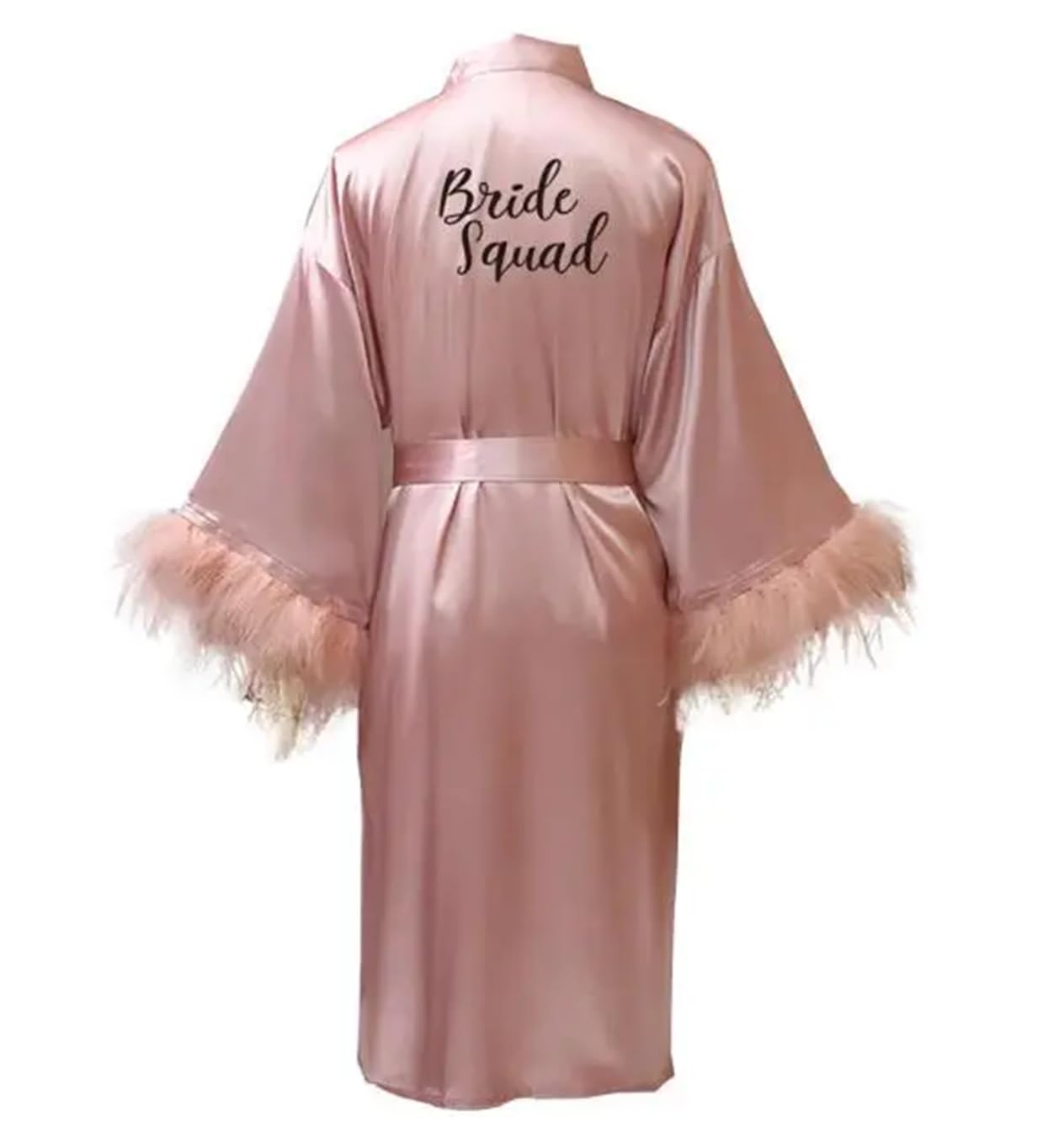 Yeuyyben Sposa Damigella D'Onore Abito Madre Sorella Della Sposa Accappatoio Matrimonio Kimono Raso