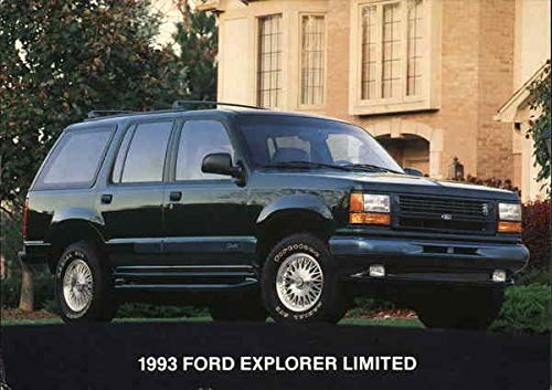 1993 Ford Explorer Limited Cars Original Vintage Postcard at