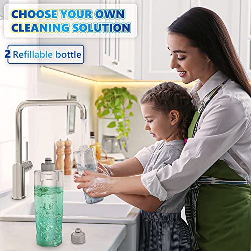 Spray Mops For Floor Cleaning Microfiber Floor Mop -Mexerris Wet Mops With 5 Washable Reusable Pads 2 Refillable Bottle Dry Dust Mop Flat Mop With 360 Degree Swivel Head For Home Hardwood Laminate #TOP1