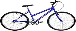 Bicicleta de Passeio Ultra Bikes Esporte Aro 26 Reforçada Freio V-Brake Sem Marcha Azul