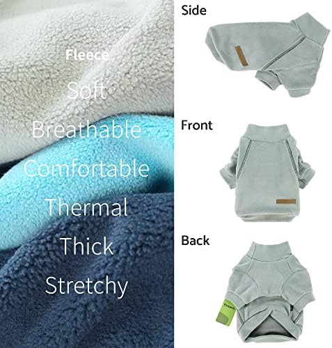 Fitwarm 3 Pack Classic Fleece Sweater — texture and fabric close-up