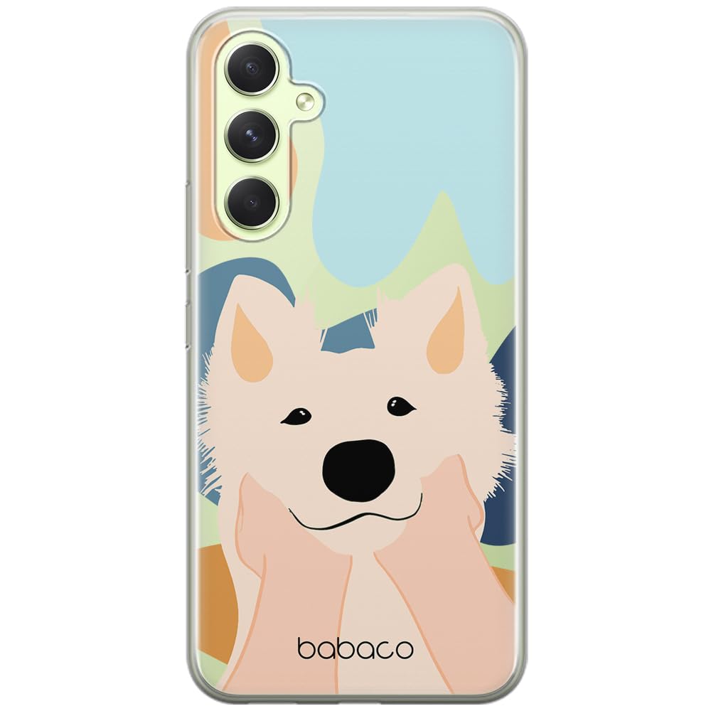 Babaco ERT GROUP mobile phone case for Samsung A54 5G original and officially Licensed pattern Dogs 009 optimally adapted to the shape of the mobile phone, partially transparent