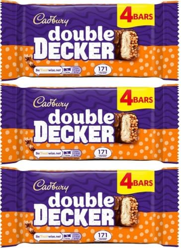 Cadbury Double Decker Chocolate Bar (Pack of 12)