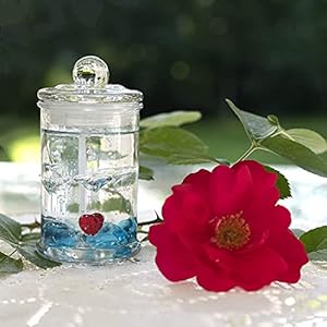 Kerze mit Herz im Glas – Deine Frau glücklich machen, Geburtstag oder Hochzeitstag Geschenk oder Deko für Ihr Heim, I…