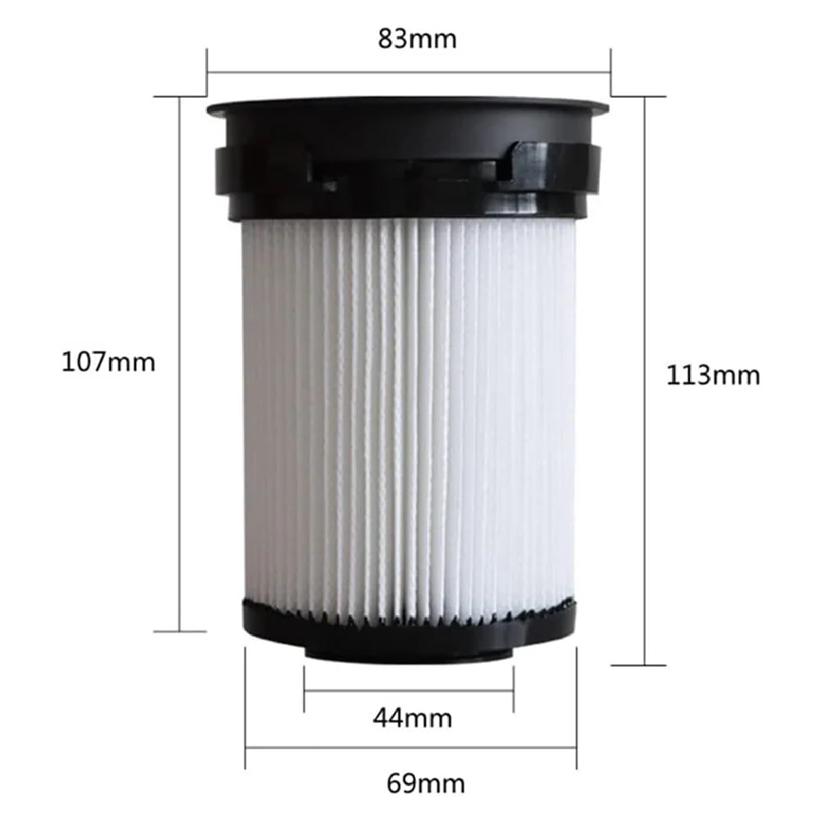 Fine Dust Filter?Compatible For Miele HX1 FSF Pro Cat & Dog HX-FSF?Vacuum Cleaner Filter
